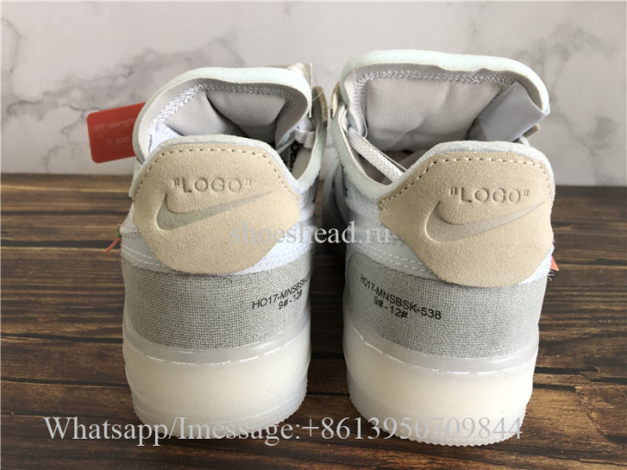 Off White x Nike Air Force 1 Low Top White