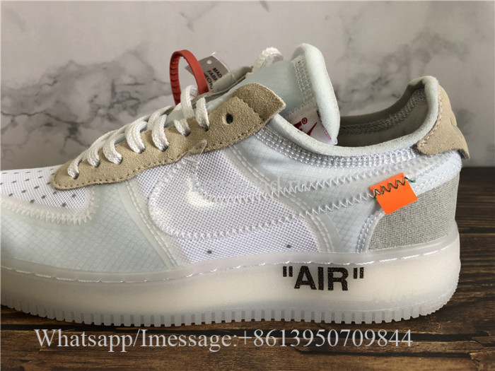 Off White x Nike Air Force 1 Low Top White