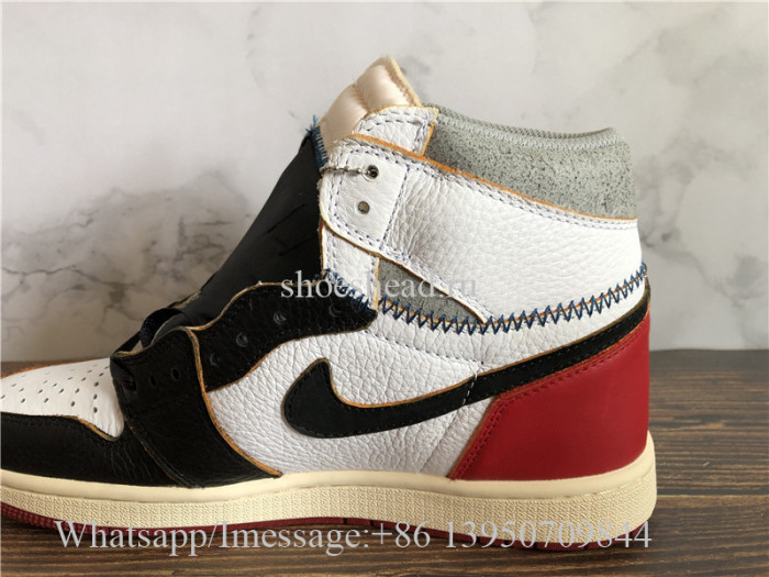 2018 Union x Air Jordan 1 High OG Black White Red