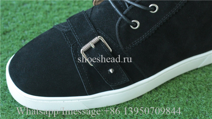 Christian Louboutin Nono Strap Black Suede