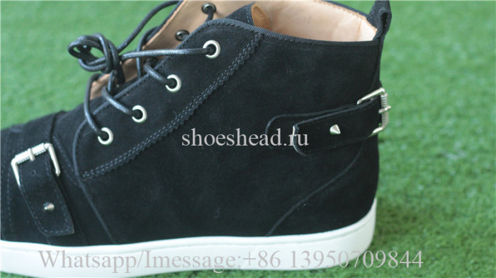 Christian Louboutin Nono Strap Black Suede