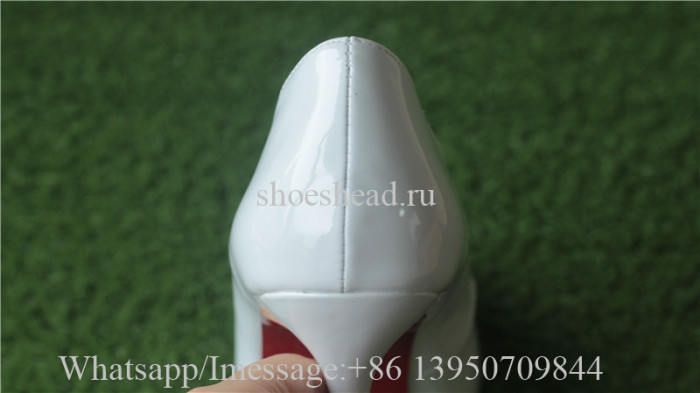 Christian Louboutin Leather High Heels White