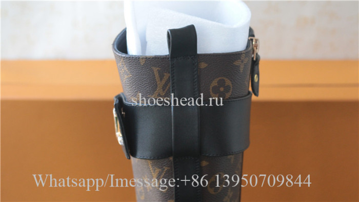 Louis Vuitton The Knee Monogram Leather Boots