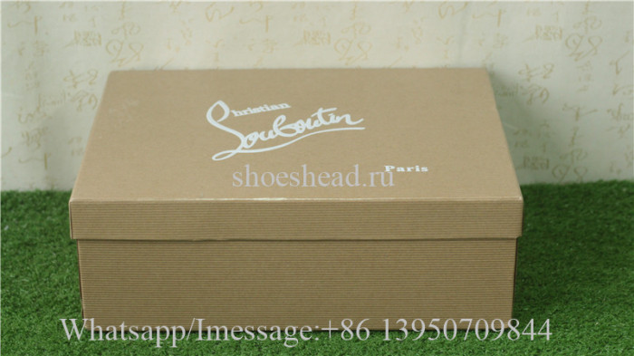 Christian Louboutin Spike Flat High Top Sneaker Pure White