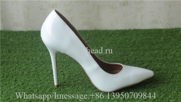 Christian Louboutin Leather High Heels White