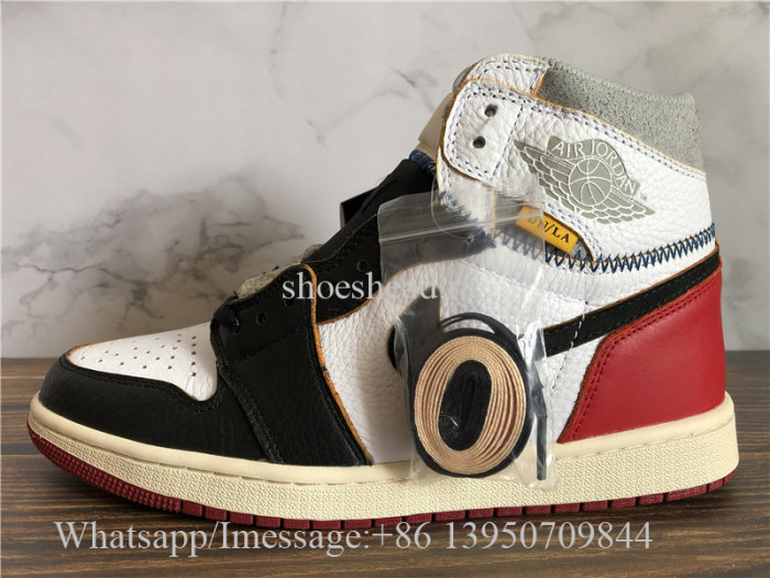 2018 Union x Air Jordan 1 High OG Black White Red