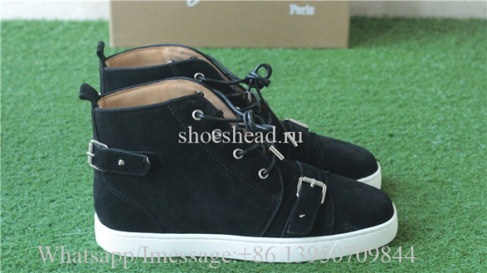 Christian Louboutin Nono Strap Black Suede