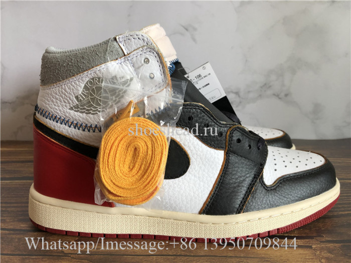 2018 Union x Air Jordan 1 High OG Black White Red