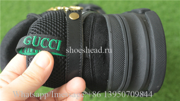 Gucci Flashtrek Sneaker With Removable Crystals Black