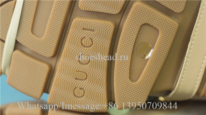 Gucci Flashtrek Sneaker With Removable Crystals Apricot