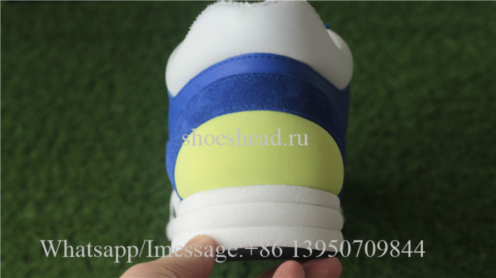 Chanel Sneaker Blue Suede Yellow White