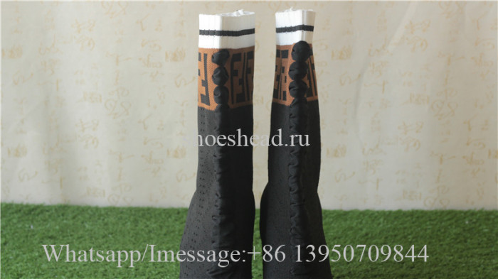 Fendi Rockoko Knit Ankle Sock Boots