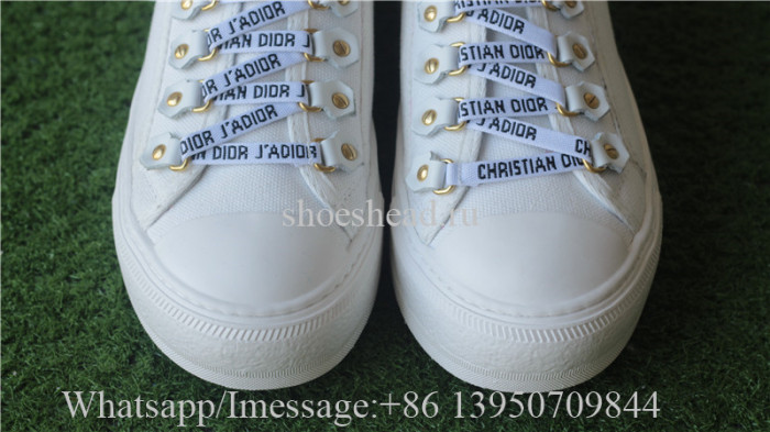 Christian Dior Low Top Sneaker White Canvas