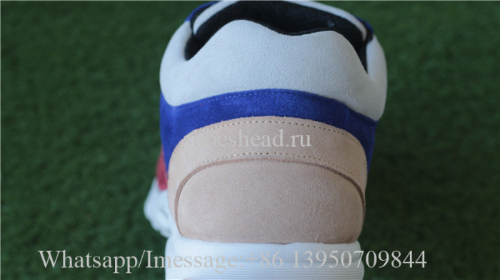 Chanel Suede Low Sneaker Blue Black Red