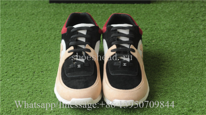Chanel Sneaker Apricot Blue Red Black Suede