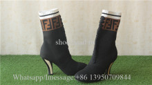 Fendi Rockoko Knit Ankle Sock Boots