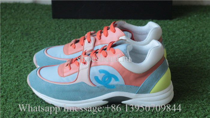 Chanel Sneaker Blue Yellow Orange