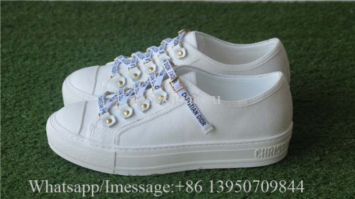 Christian Dior Low Top Sneaker White Canvas