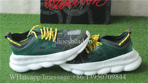 versace chain reaction neon green