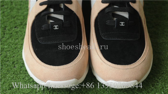 Chanel Sneaker Apricot Blue Red Black Suede
