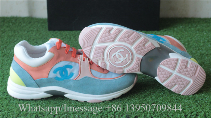 Chanel Sneaker Blue Yellow Orange