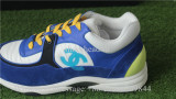 Chanel Sneaker Blue Suede Yellow White