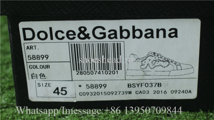 Dolce Gabbana King Patch Low Sneaker