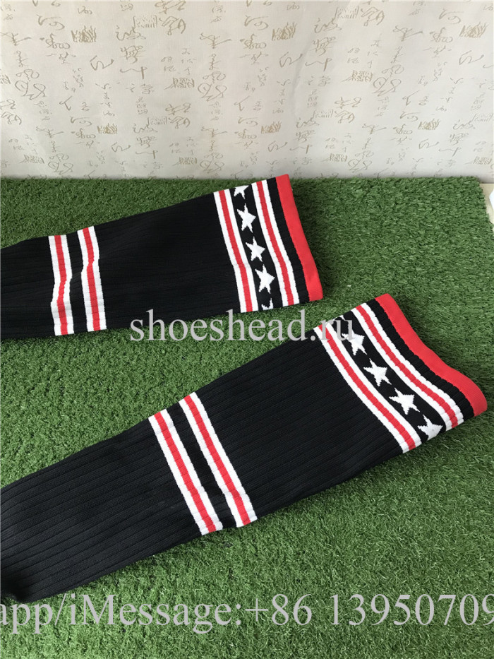 Givenchy Over The Knee Rubber Sock Boot