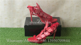 Giuseppe Zanotti Patent Winged Sandal Red High Heels