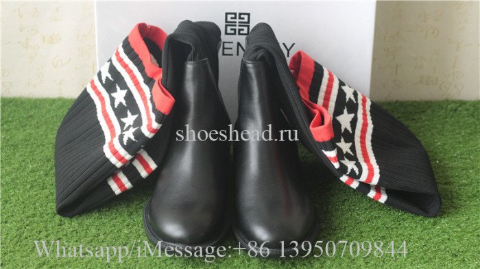 Givenchy Over The Knee Rubber Sock Boot