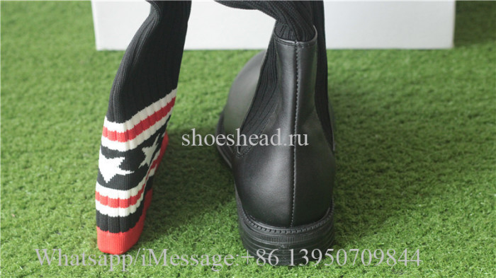 Givenchy Over The Knee Rubber Sock Boot