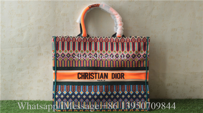 Christian Dior Book Tote bag M1286 Orange