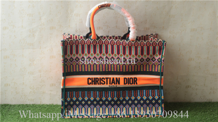 Christian Dior Book Tote bag M1286 Orange