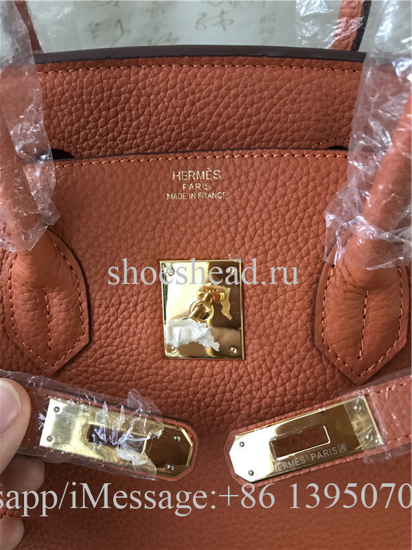 Hermes Orange Handbag