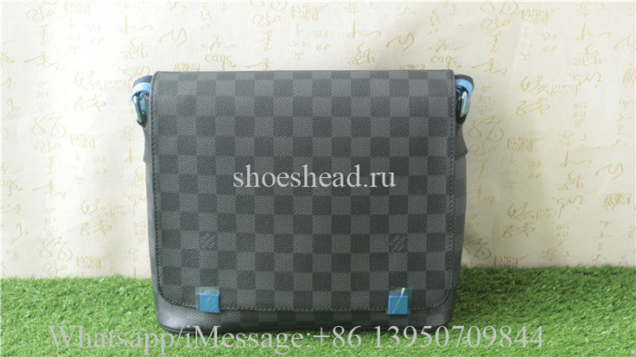 Louis Vuitton District PM Damier Graphite Canvas Leather Bag