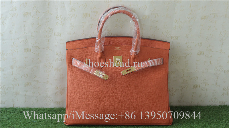 Hermes Orange Handbag