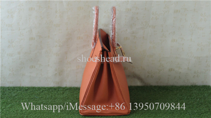 Hermes Orange Handbag