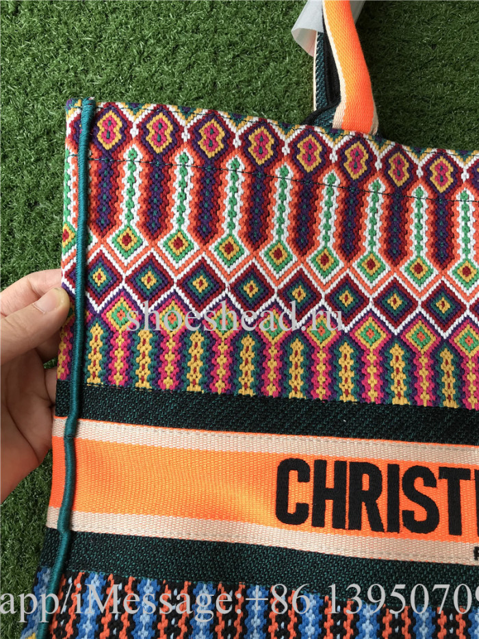 Christian Dior Book Tote bag M1286 Orange