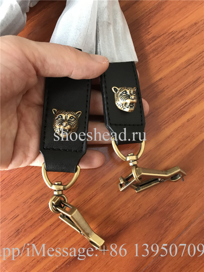 Gucci Monogram Black Leather Bag