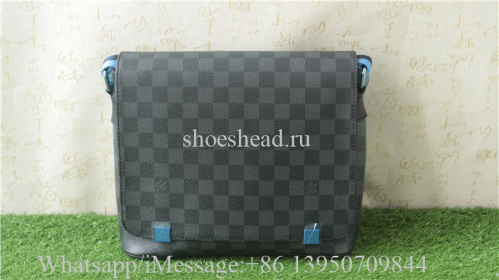 Louis Vuitton District PM Damier Graphite Canvas Leather Bag