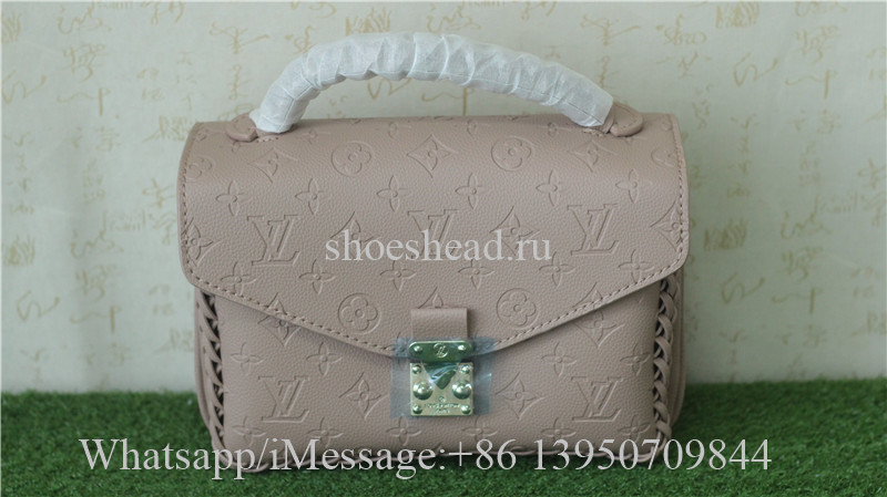 Louis Vuitton Braided Handle Pink Shouler Bag