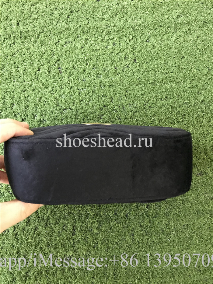 Gucci Black Velvet Waist Belt Bag