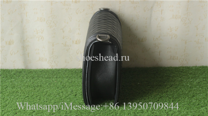 Chanel Boy Bag With Quilted Chevron Flap