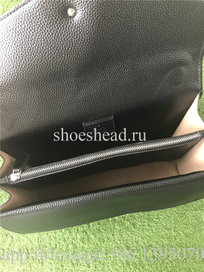 Gucci Black Leather Shoulder Bag