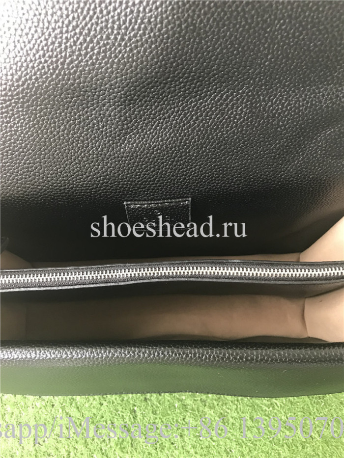Gucci Black Leather Shoulder Bag