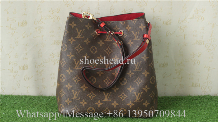 Louis Vuitton Neonoe Bag Coquelicot Brow Red