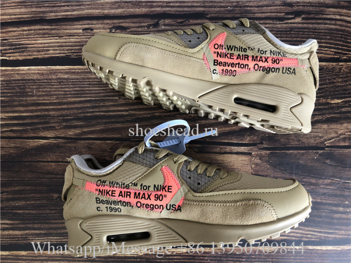 Off-White x Nike Air Max 90 Desert Ore