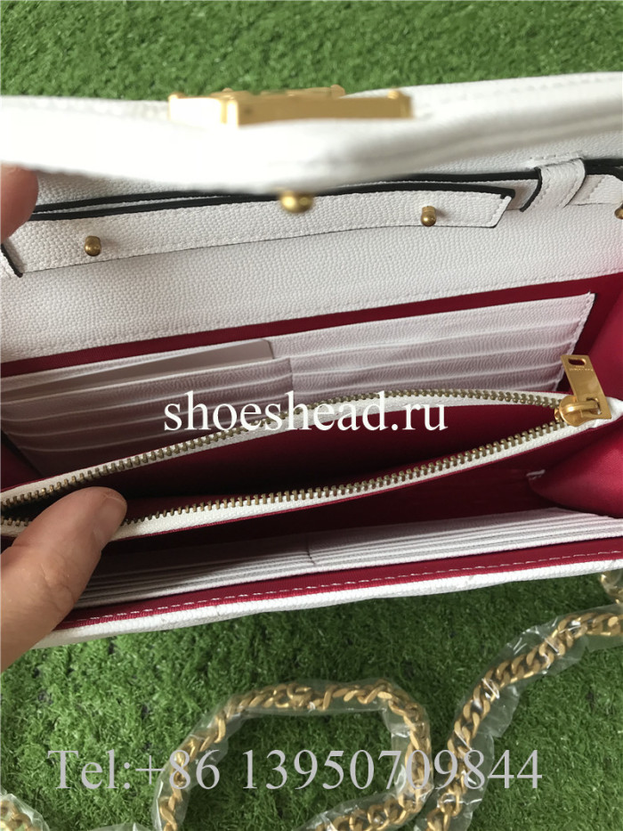 YSL Saint Laurent Shoulder Bag White
