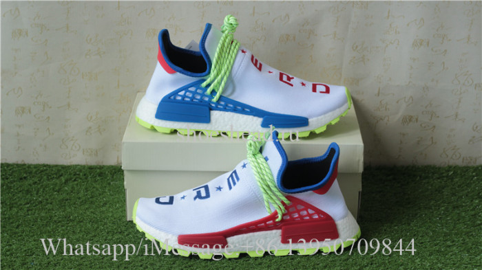 Fish Scale Boost Nerd Creme x Pharrell Adidas Human Race NMD Homeming