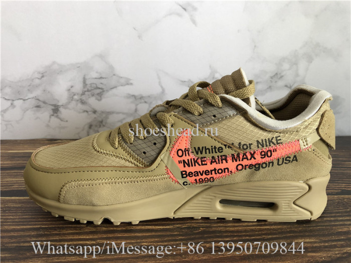 Off-White x Nike Air Max 90 Desert Ore